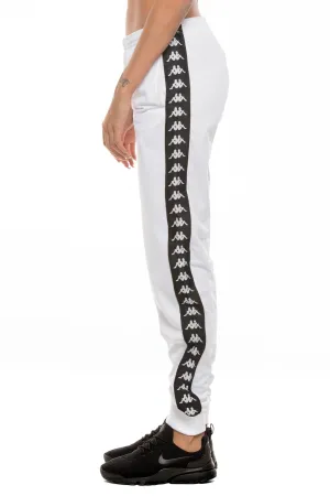 Kappa Women's 222 Wrastoria Pant White/Black