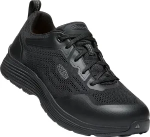 Keen Utility Mens Sparta II Black/Black Mesh Work Shoes