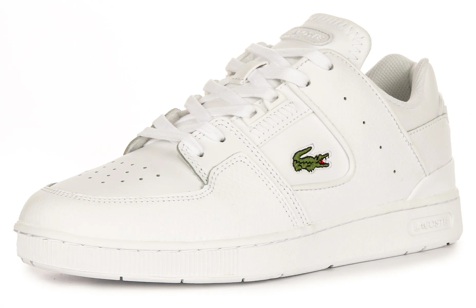 Lacoste Court Cage In White For Women