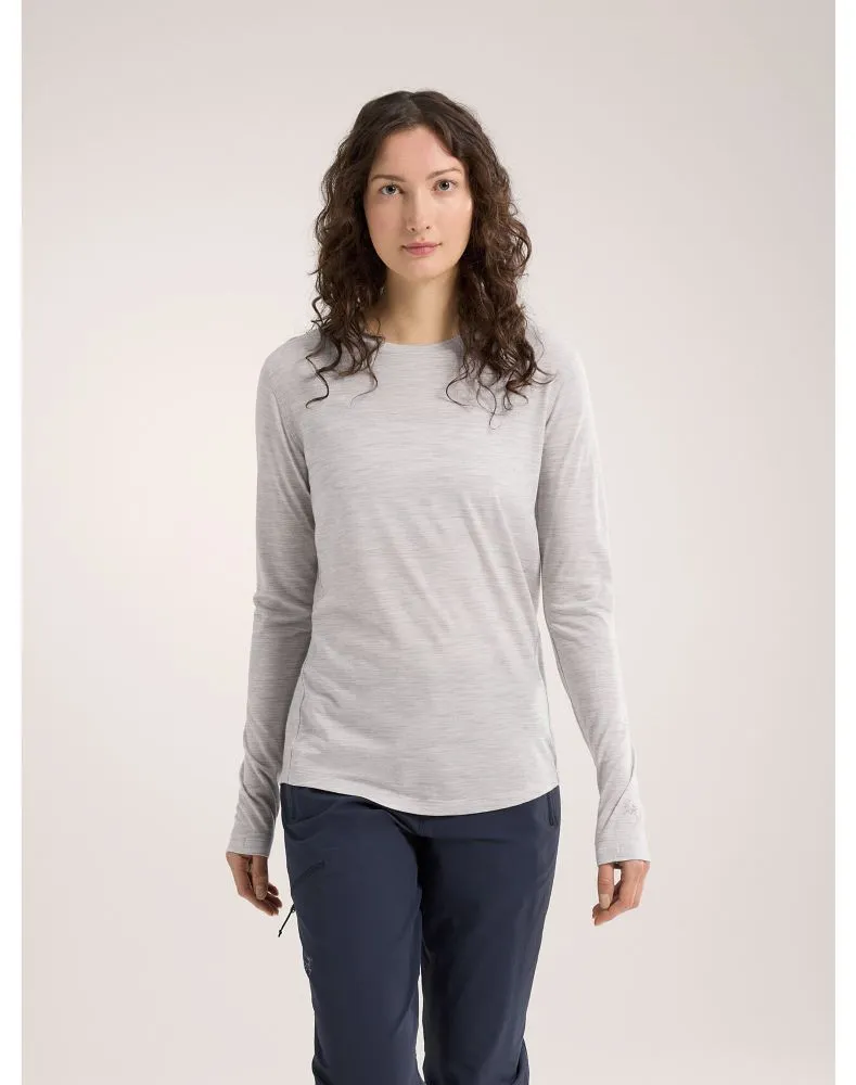 Lana Merino Wool Crew Neck Shirt LS Women's