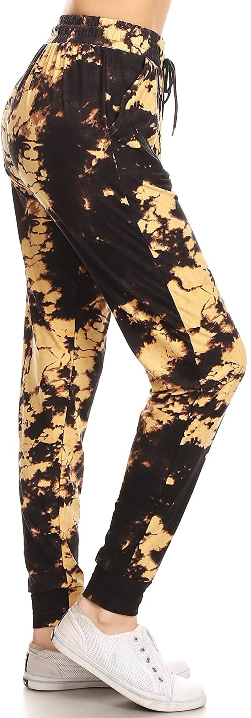 Leggings Depot Women's Popular Print High Waist Premium Jogger Track Pants(S-3X) BAT1