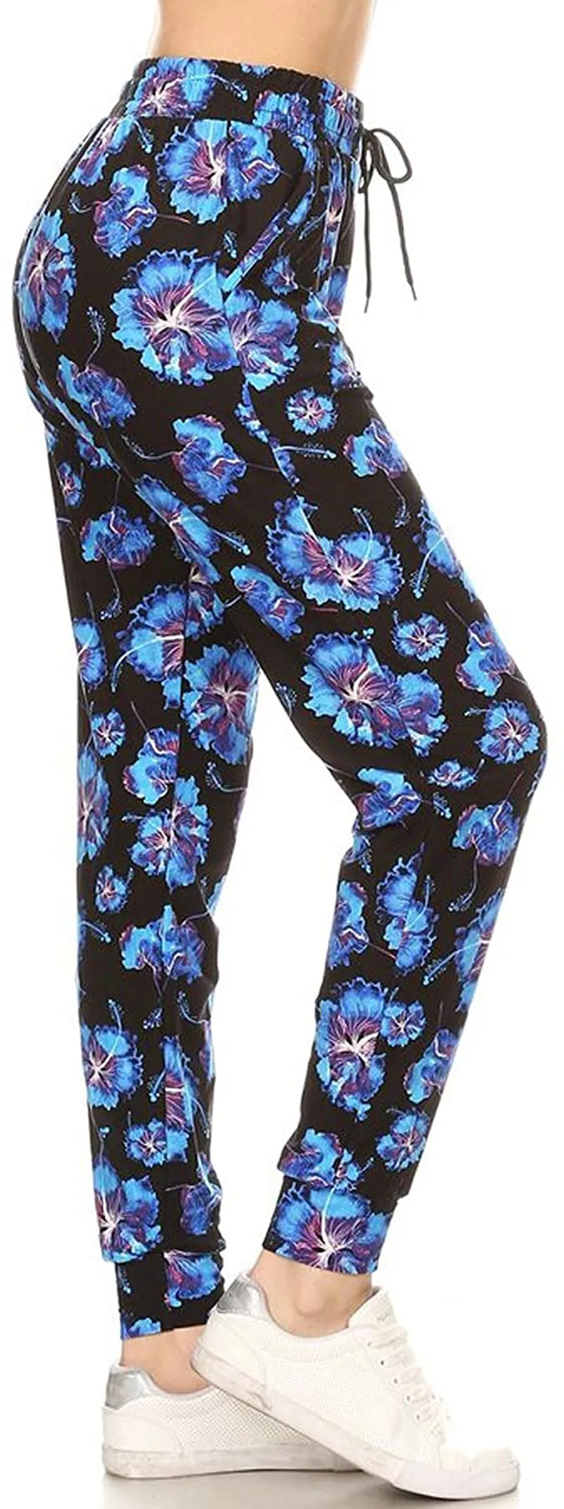 Leggings Depot Women's Popular Print High Waist Premium Jogger Track Pants(S-3X) BAT1