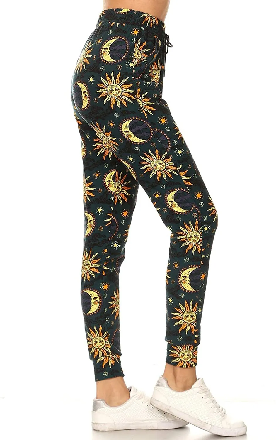 Leggings Depot Women's Popular Print High Waist Premium Jogger Track Pants(S-3X) BAT1