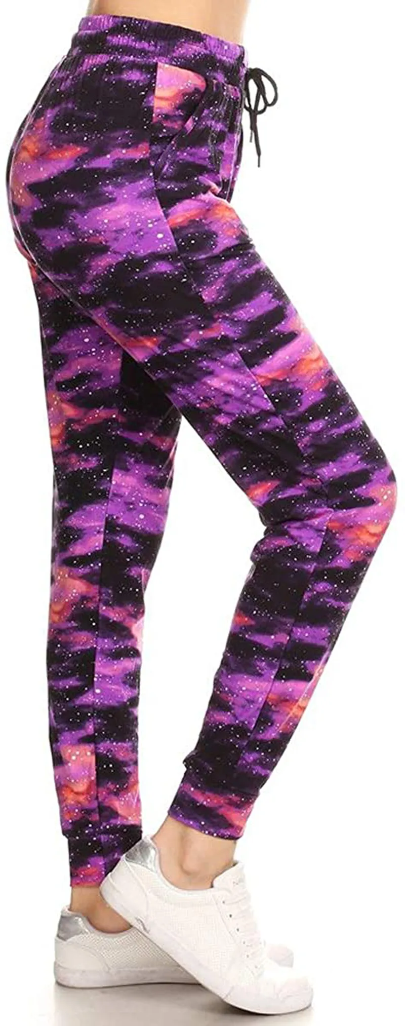 Leggings Depot Women's Popular Print High Waist Premium Jogger Track Pants(S-3X) BAT1