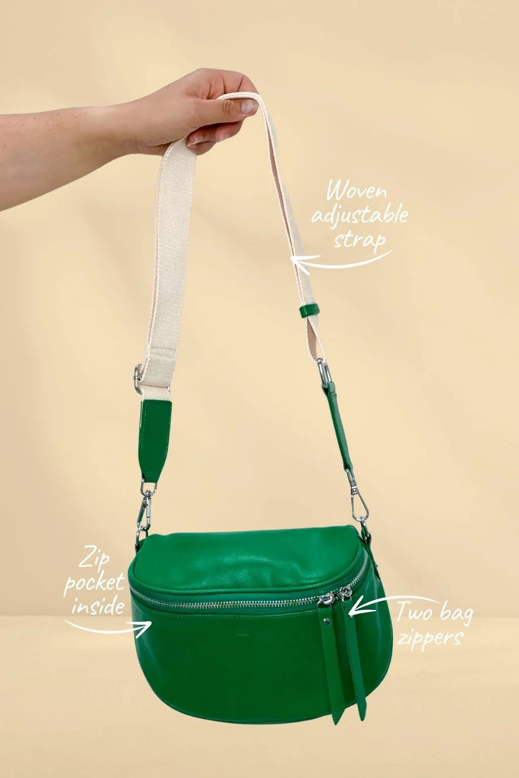 Lemon Tree Dani Leather Bag Mojito