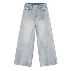 Light Blue Wash Baggy Jeans