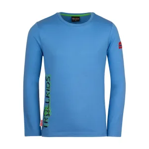 Long sleeve Trollkids Stavanger, blue