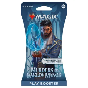 Magic The Gathering Trading Card Game - Murders At Karlov Manor Play Booster Sleeve (JB Exclusive Packaging)