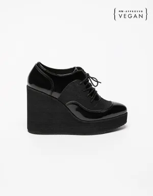 Magrite Black Varnish & Asphalt Shoes