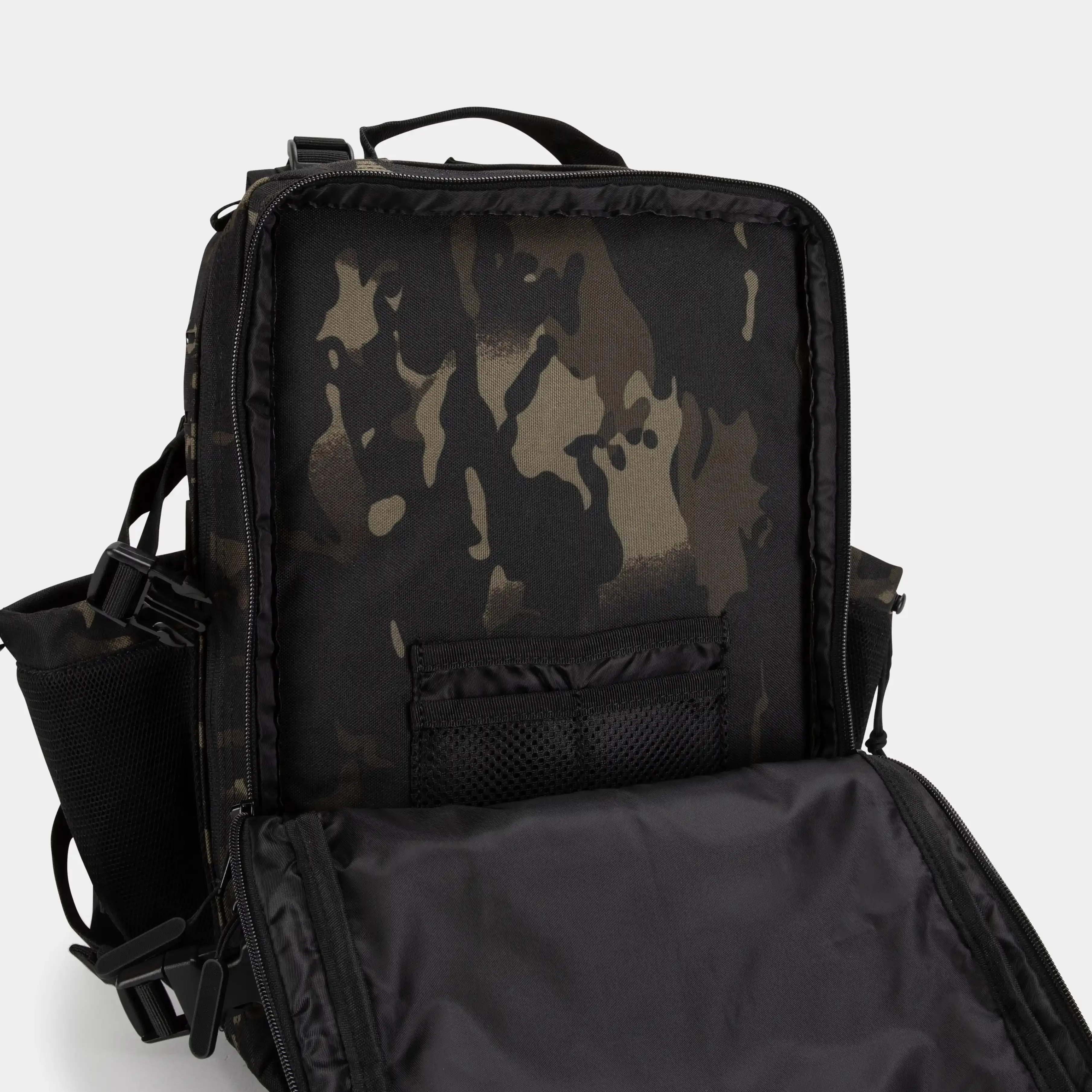 Medium Black Camo Gym Backpack