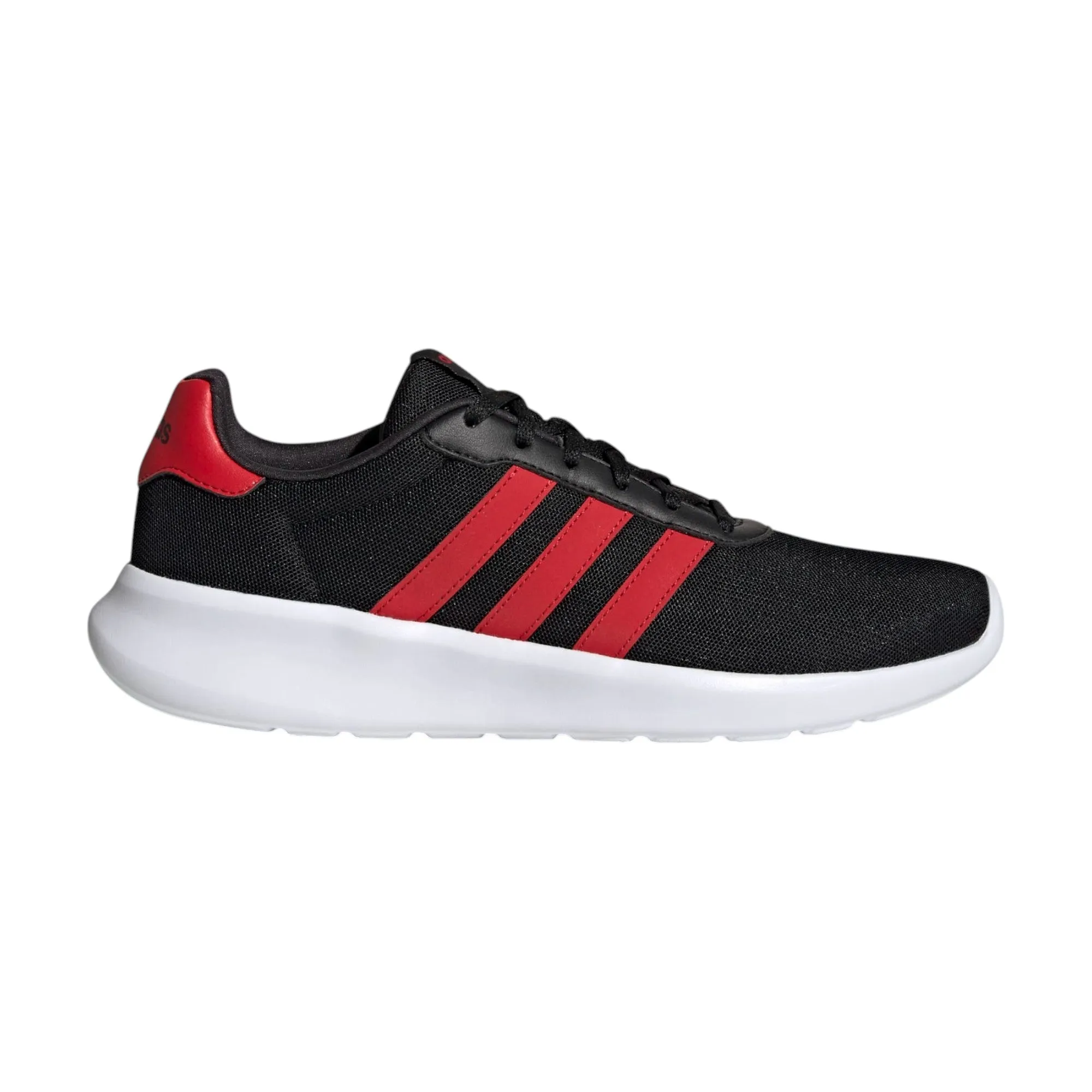 Mens Adidas Lite Racer 3.0 Shoes Black/Red