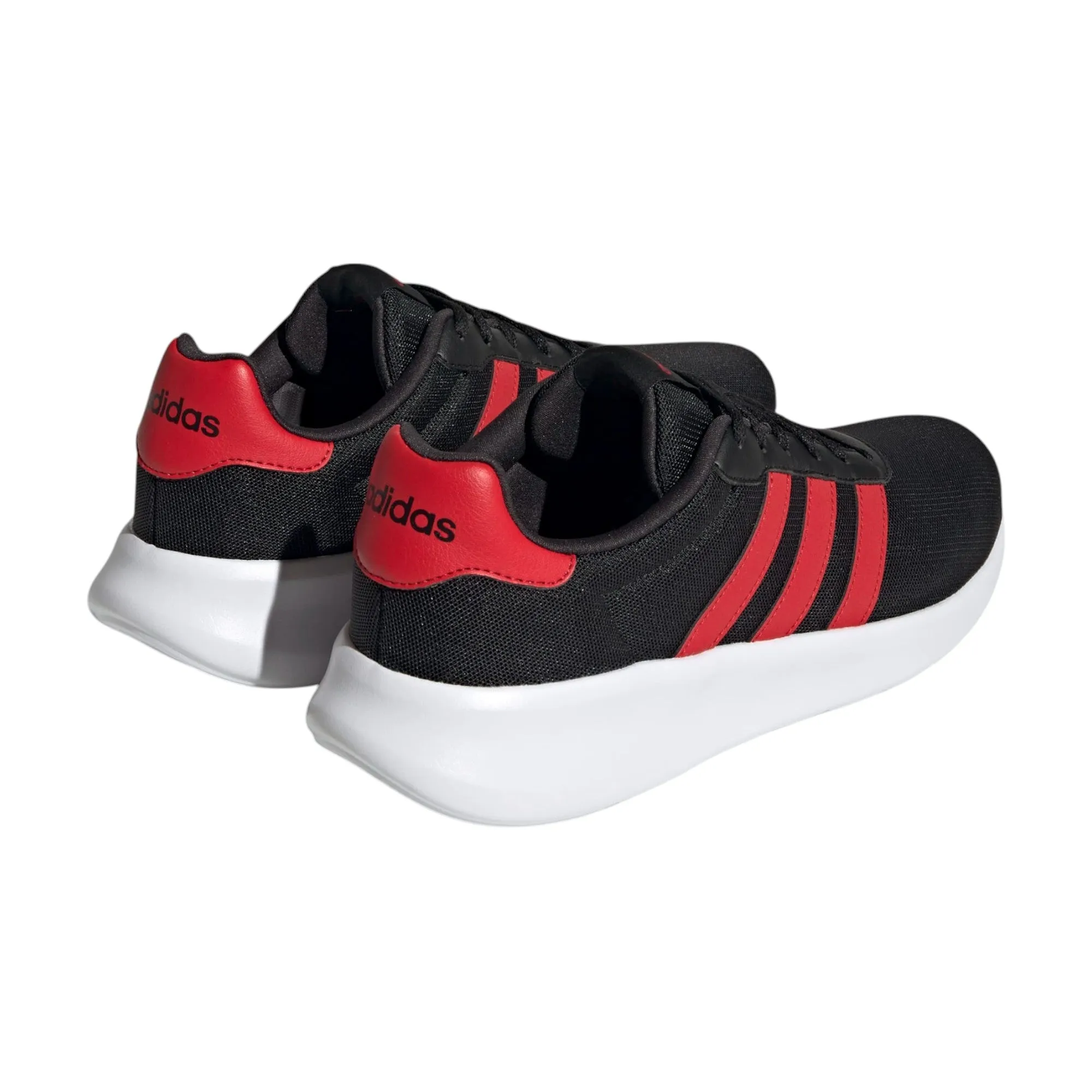 Mens Adidas Lite Racer 3.0 Shoes Black/Red