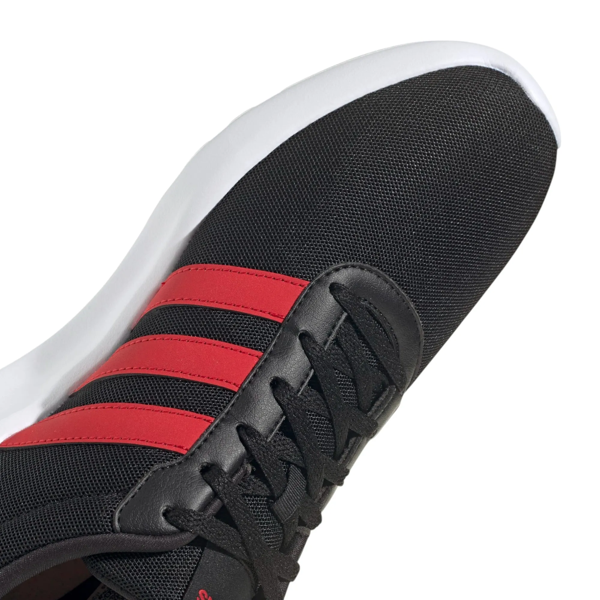 Mens Adidas Lite Racer 3.0 Shoes Black/Red