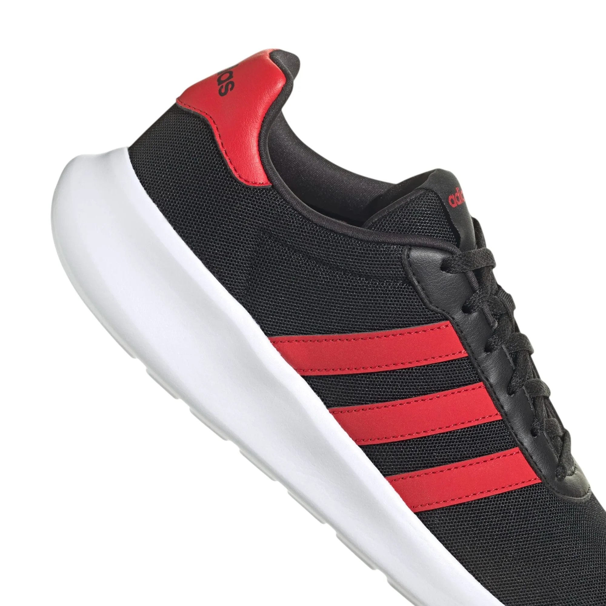 Mens Adidas Lite Racer 3.0 Shoes Black/Red