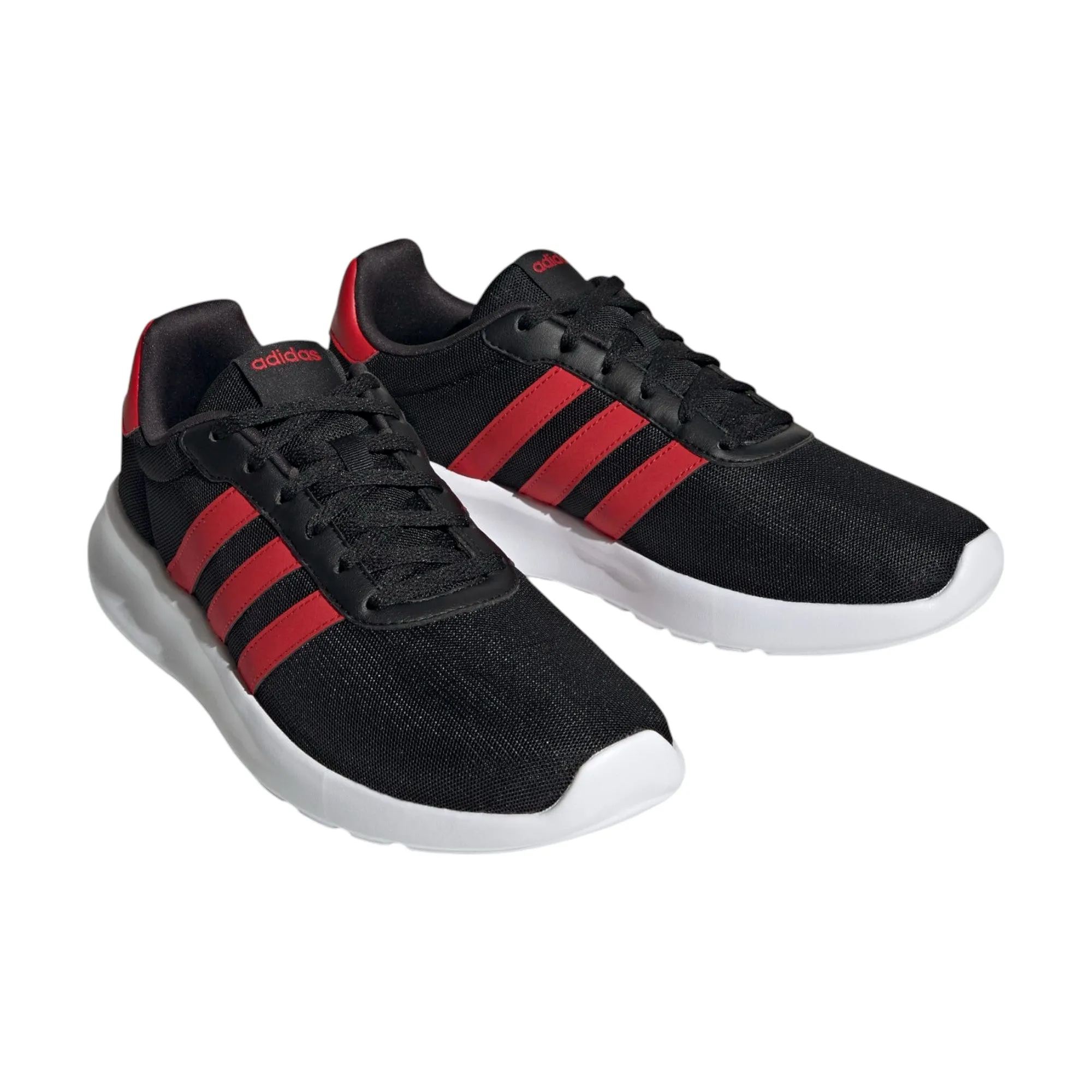 Mens Adidas Lite Racer 3.0 Shoes Black/Red