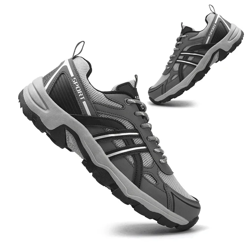 Men's Leather Trekking Sneakers