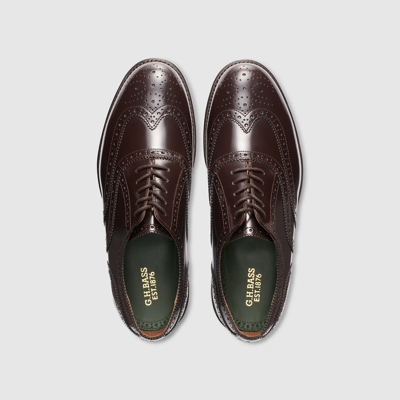 MENS MONOGRAM DOUBLE BROGUE WINGTIP