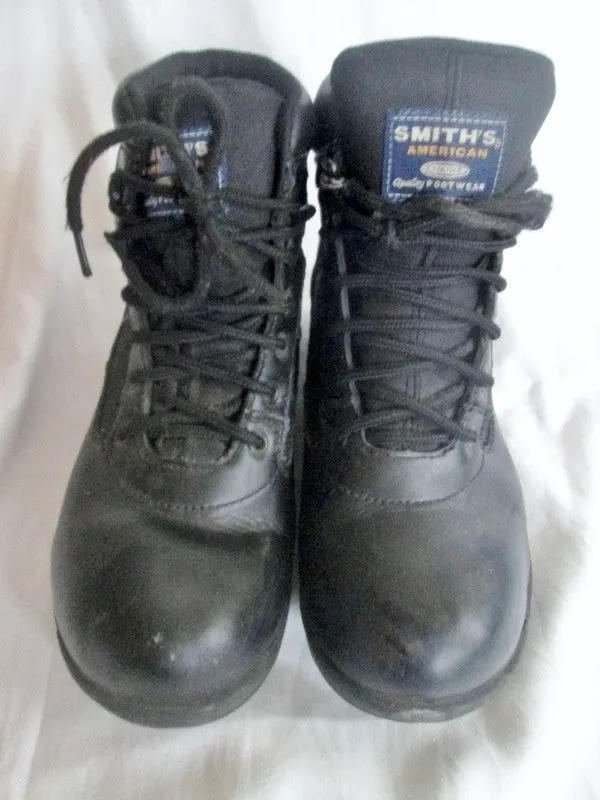 Mens SMITH'S AMERICAN Waterproof Hiking Trekking Field Boots 9.5 BLACK