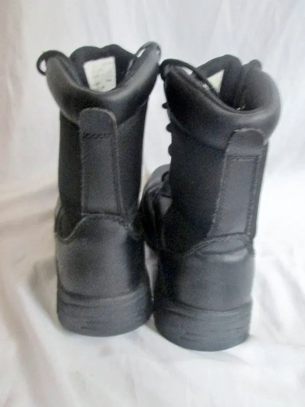 Mens TEXAS STEER Kadmus 3 Black Leather Soft Toe 8" Swat Boot Sz 10.5