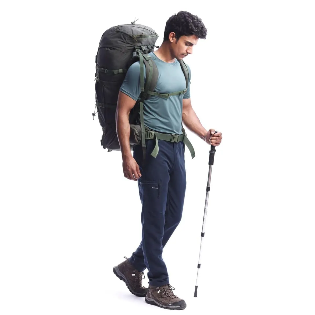 Men's Trekking and Hiking Pants - Blue