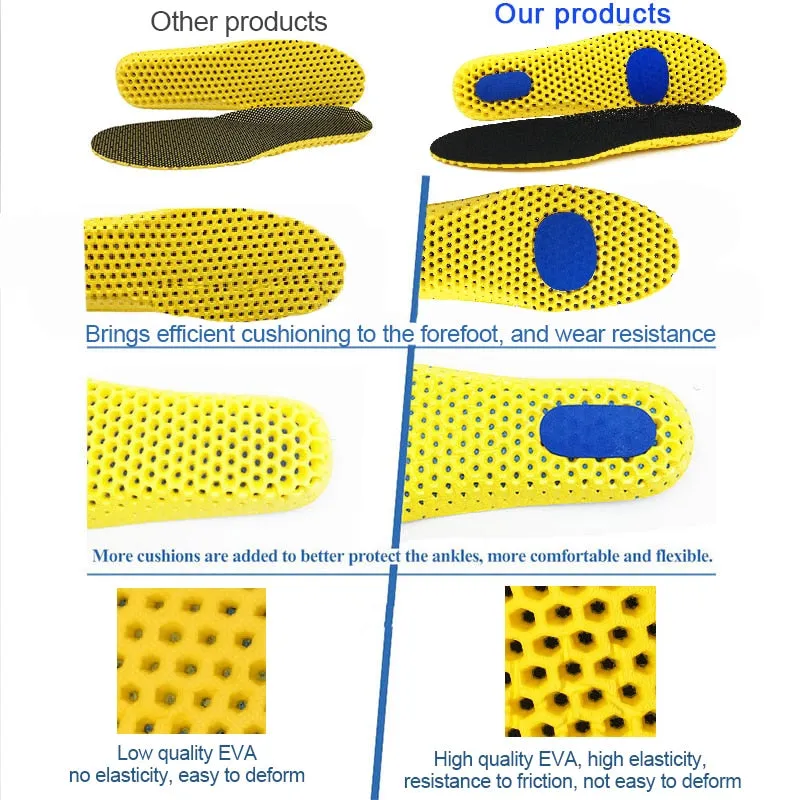 Mesh Sports Shoes Memory Foam Insoles