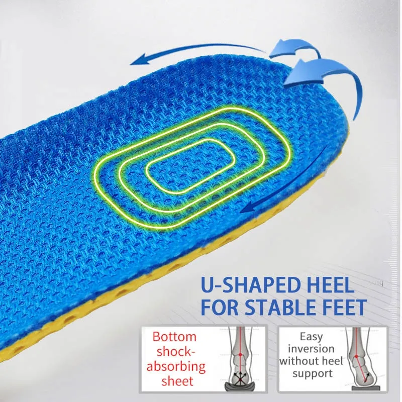 Mesh Sports Shoes Memory Foam Insoles