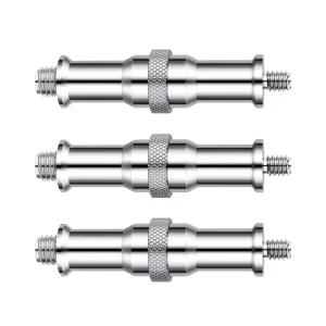 NEEWER 3 Pack ST23 Standard 1/4” to 3/8” Male Metal Converter Threaded Screw Adapter