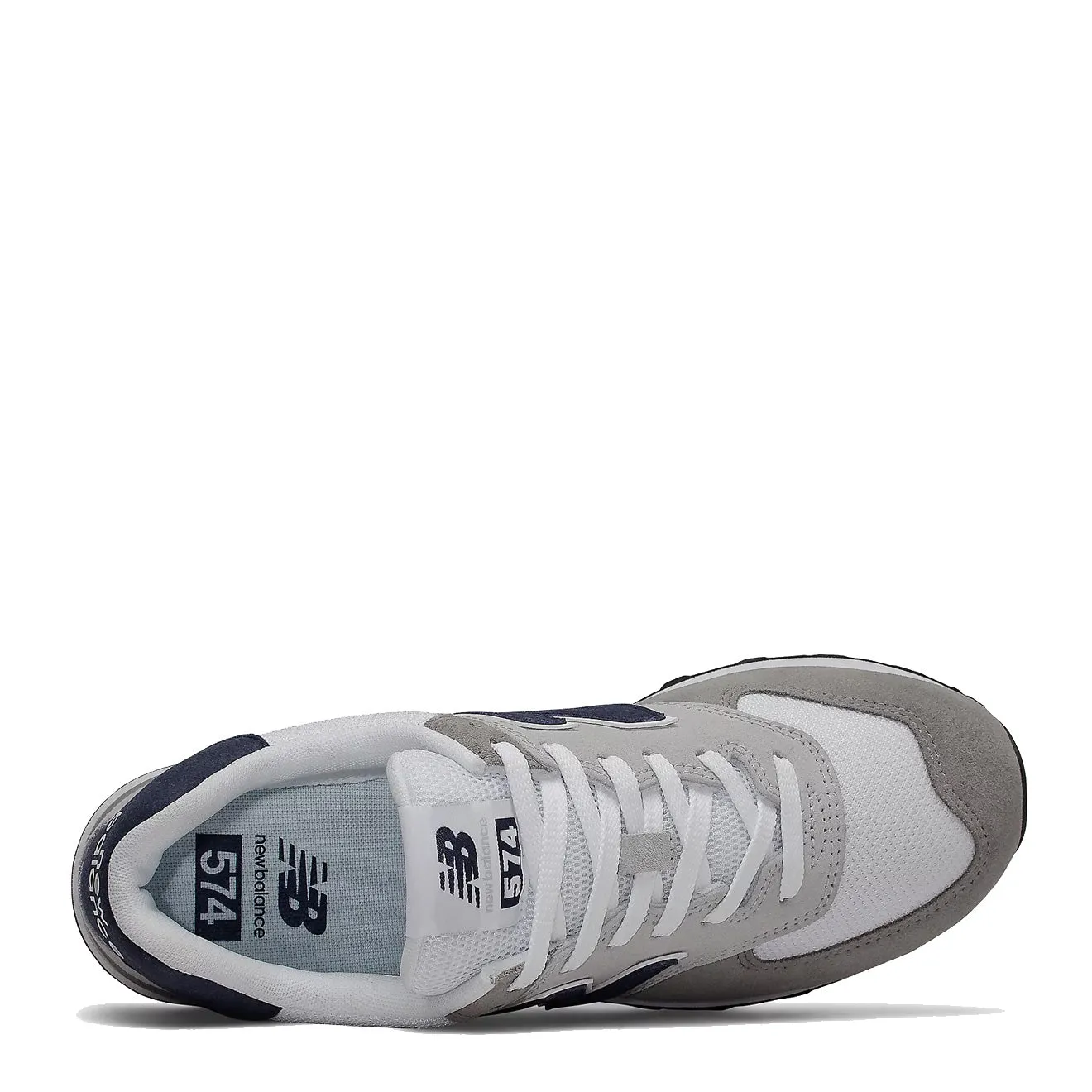 New Balance 574 Trainers Rain Cloud / White