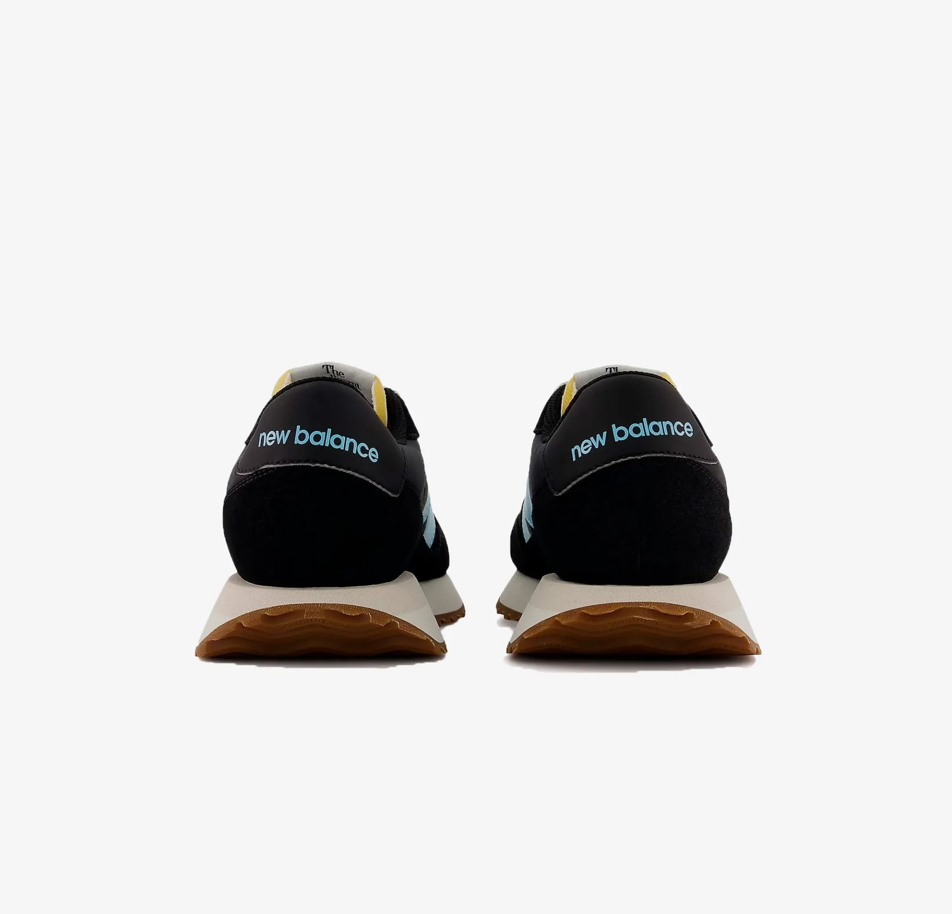 New Balance | WMN'S 237  { BLACK WITH BLEACH BLUE