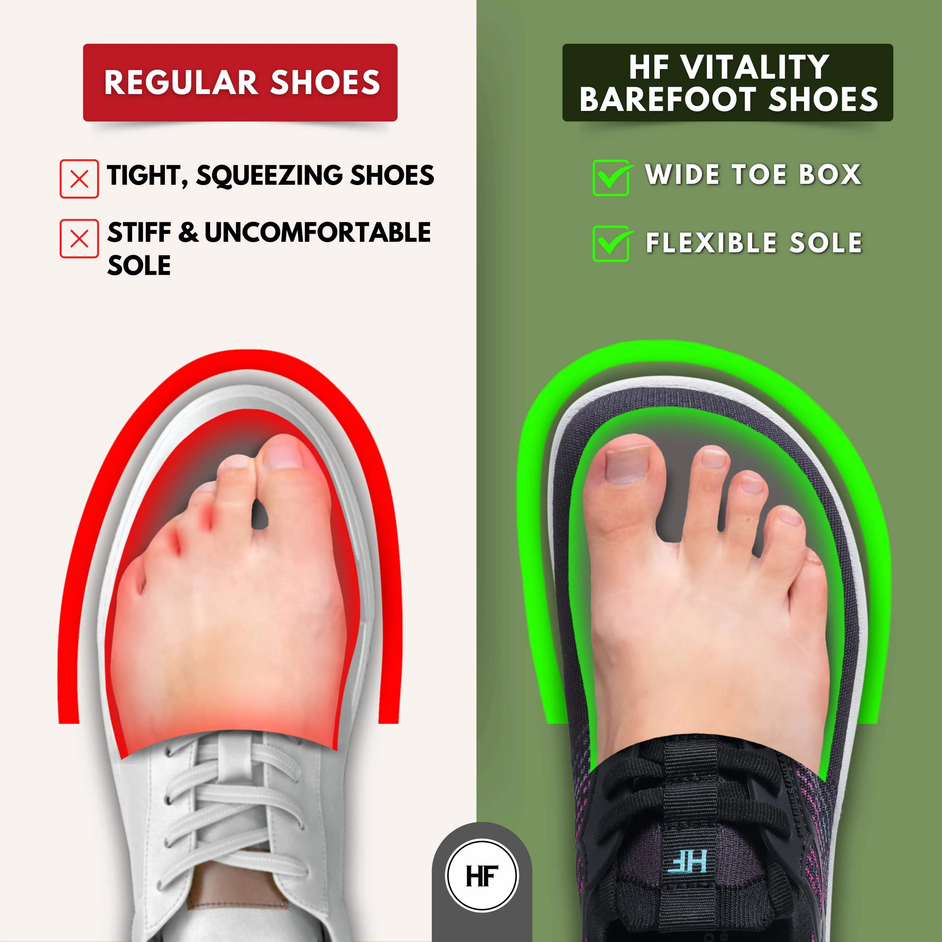 [NEW] HF Vitality - Healthy & Ergonomic Supportive Barefoot Shoes (Unisex)