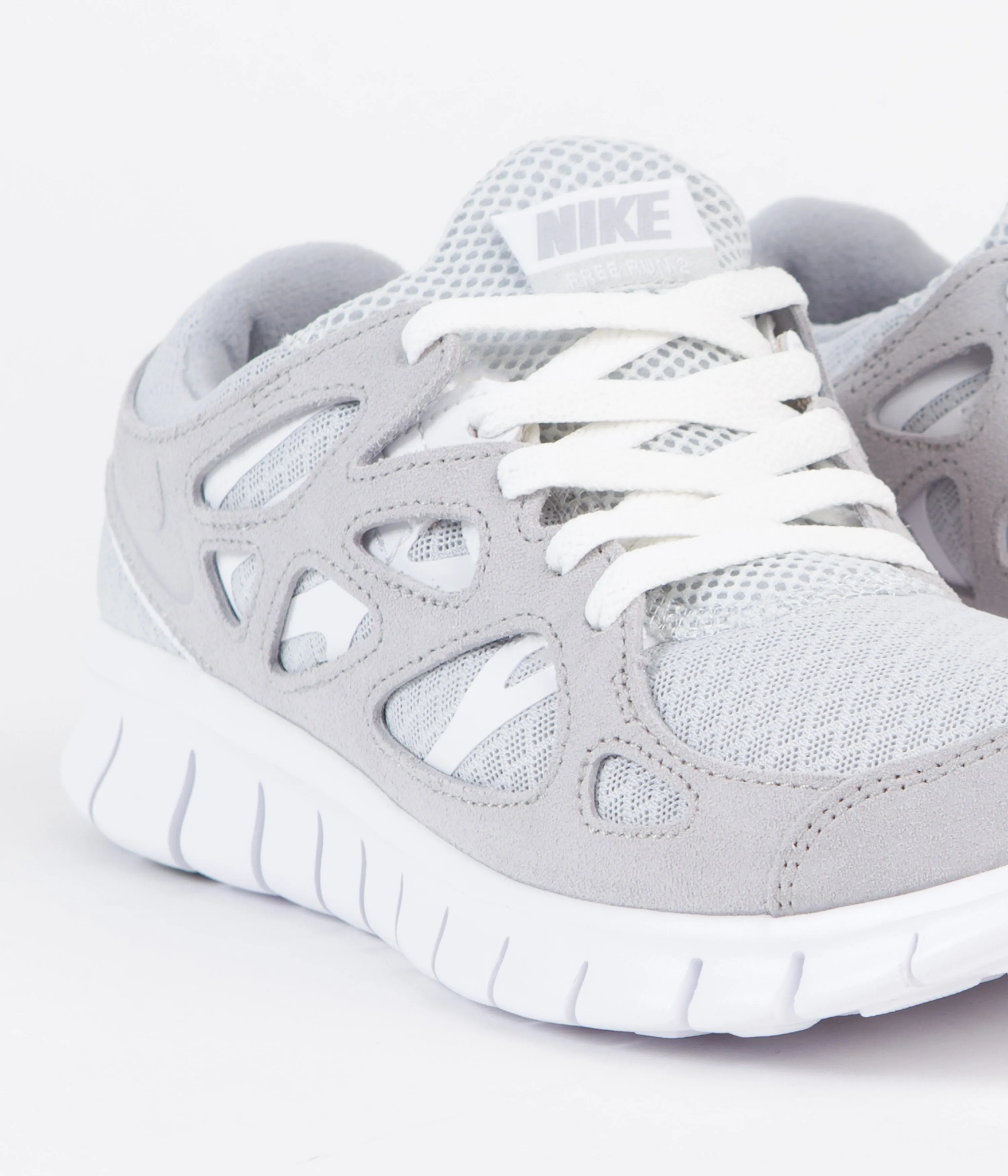 Nike Free Run 2 Shoes - Wolf Grey / Pure Platinum - White