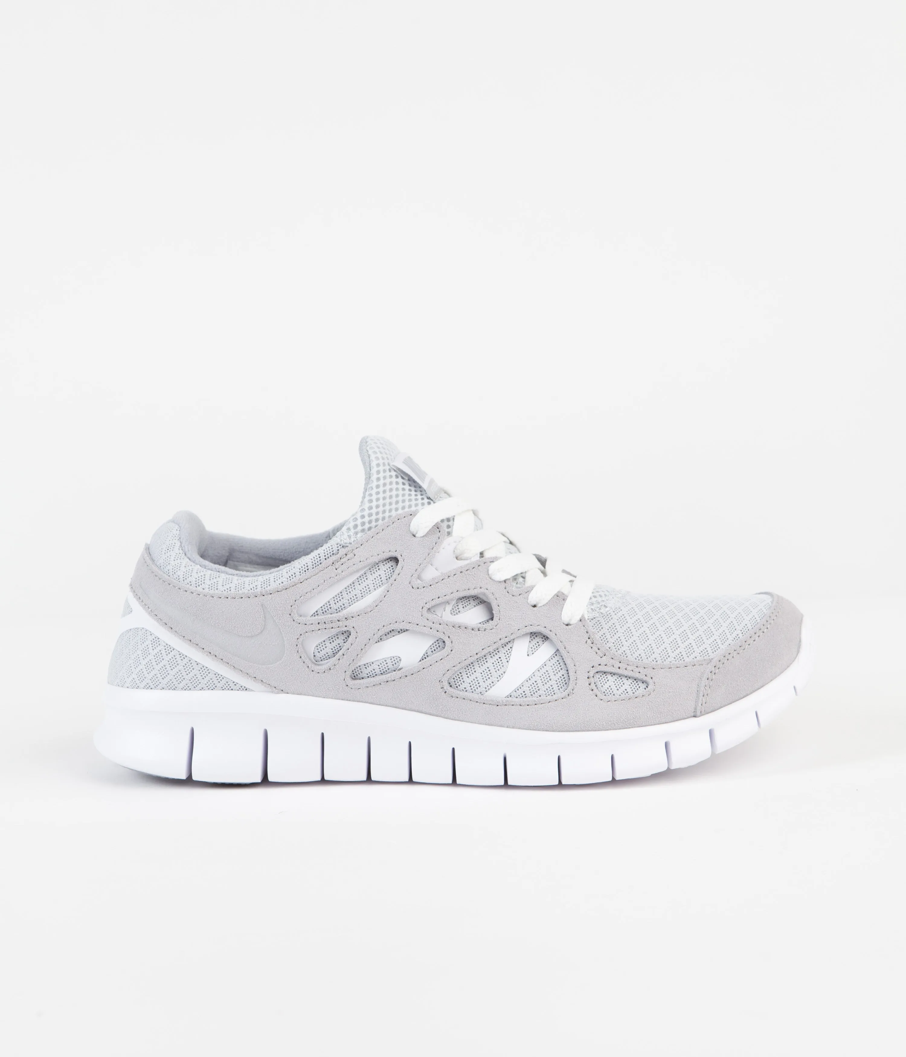 Nike Free Run 2 Shoes - Wolf Grey / Pure Platinum - White