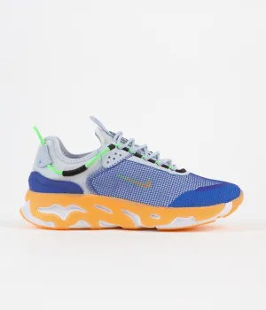 Nike React Live Premium Shoes - Football Grey / Laser Orange - Hyper Royal