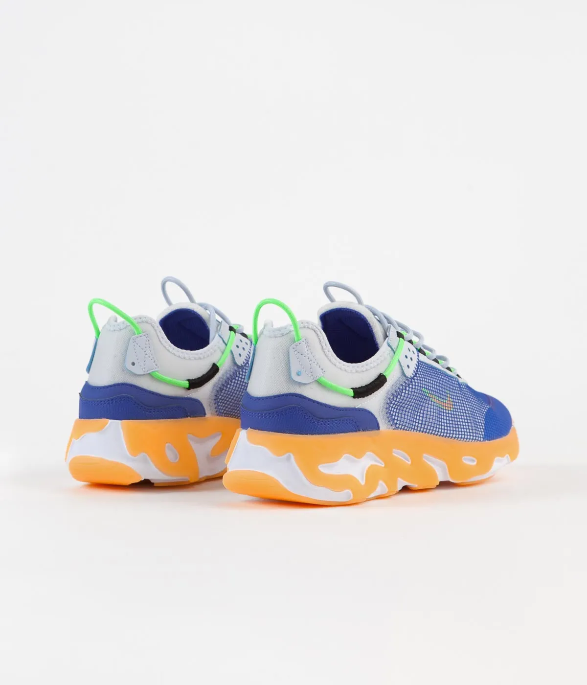 Nike React Live Premium Shoes - Football Grey / Laser Orange - Hyper Royal