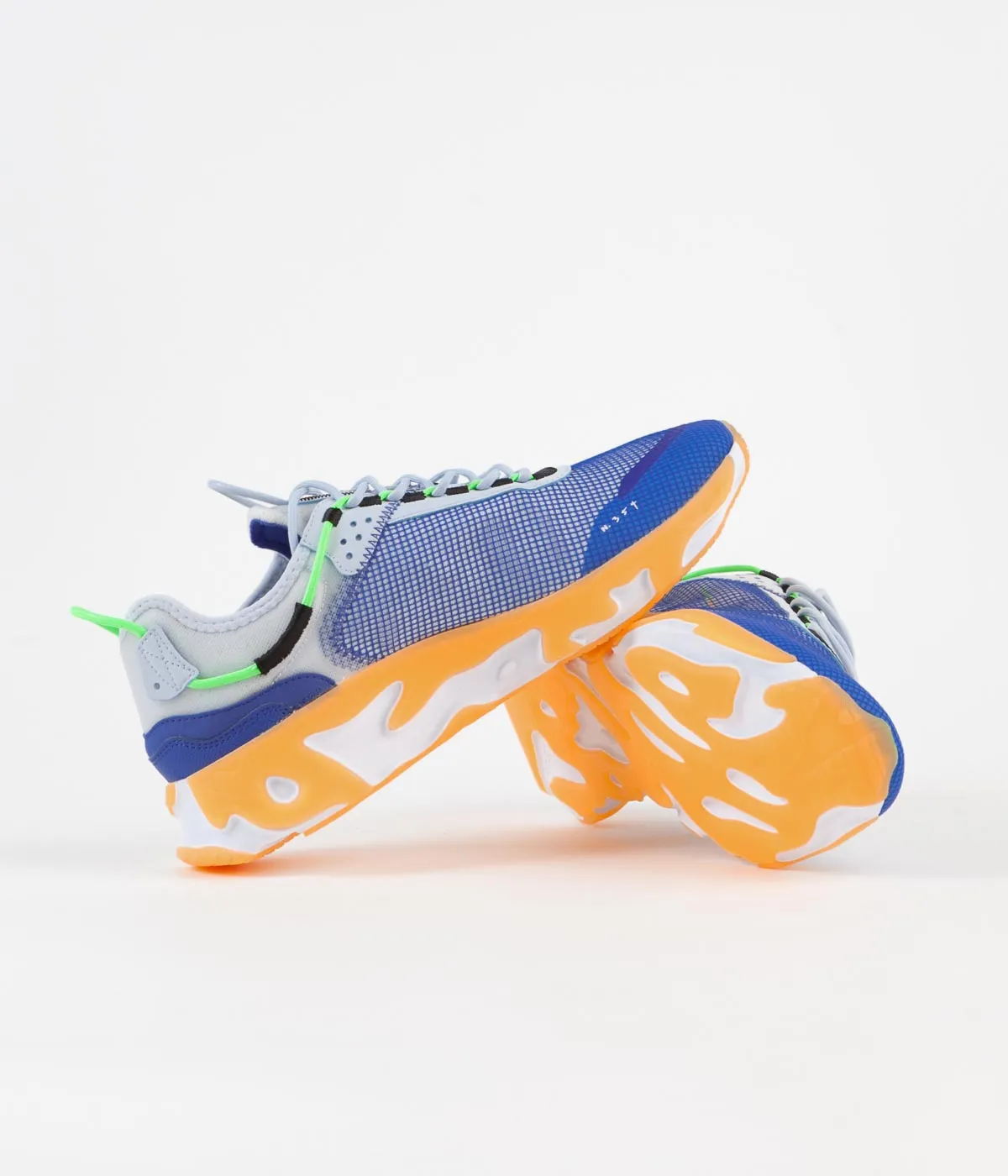 Nike React Live Premium Shoes - Football Grey / Laser Orange - Hyper Royal