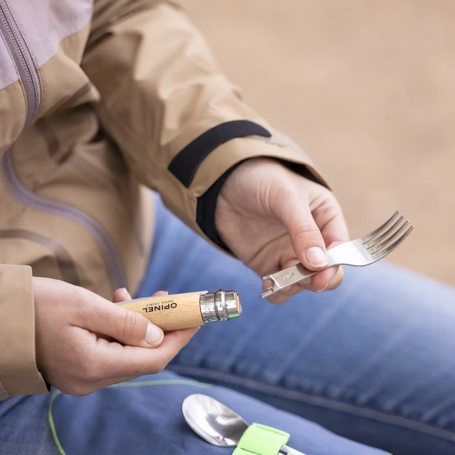 Picnic  Cutlery Complete Set with No.08 Folding Knife