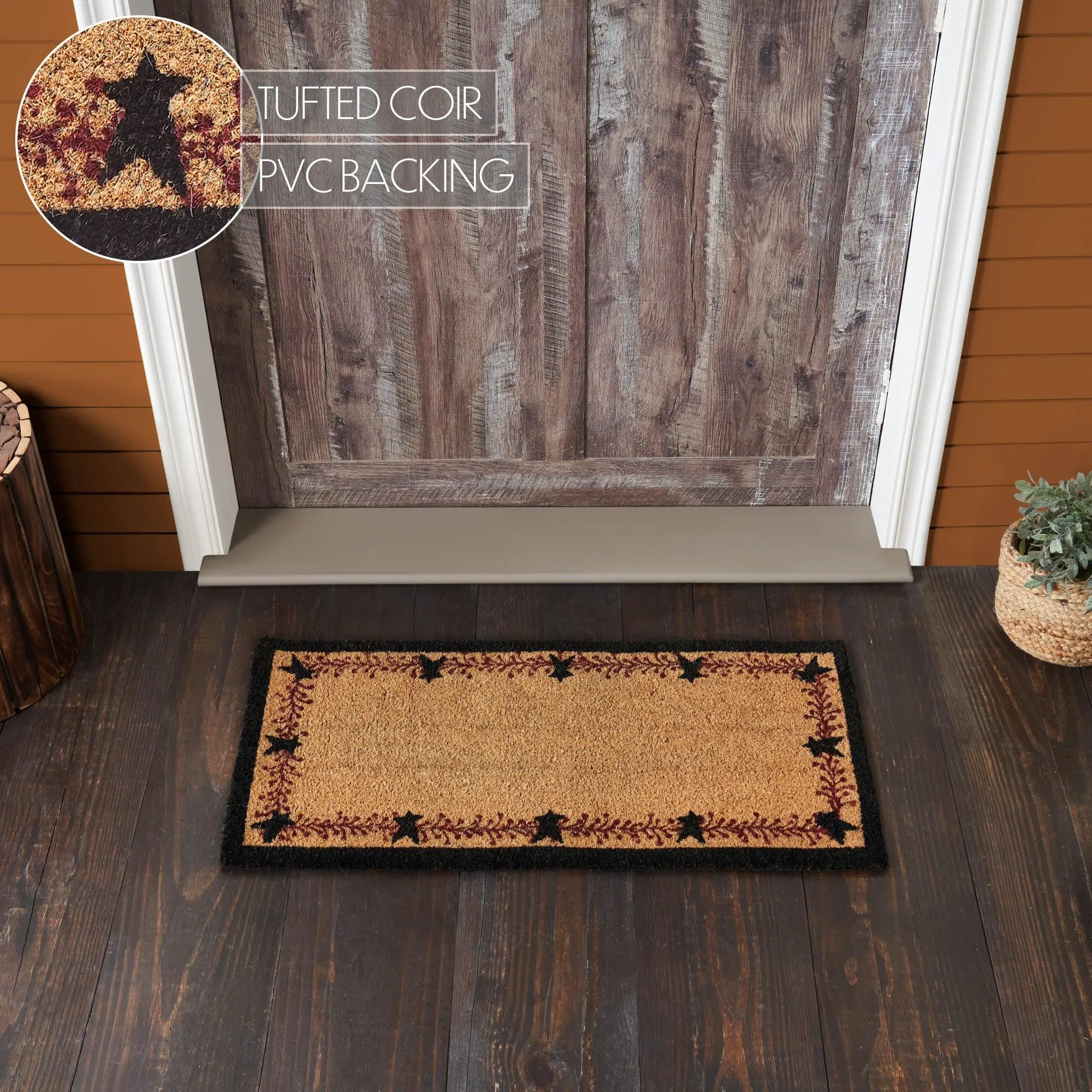 Pip Vinestar Coir Rug Rect 17x36