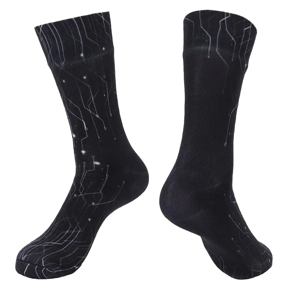 RANDY SUN 2.12oz Ultra Thin Breathable Waterproof Socks Mid Calf Quick Dry RS284