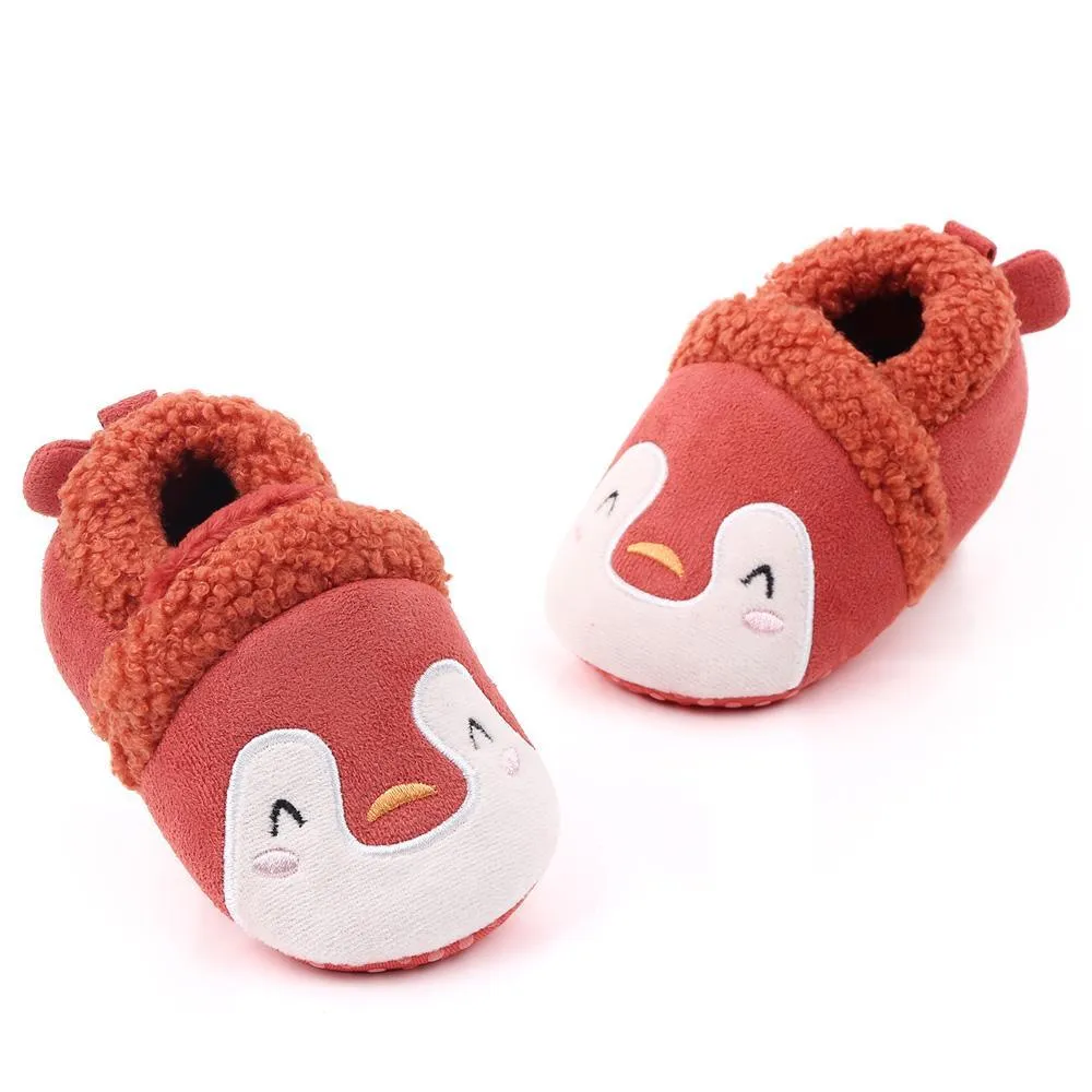 Red Penguin Baby Shoes