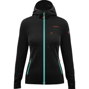 REDELK SARA 3 SECONDO STRATO TECNICO DONNA IN CALDO PILE TRASPIRANTE IDEALE PER TREKKING COLORE BLACK/NIRVANA AQUA - NUOVI ARRIVI 23/24