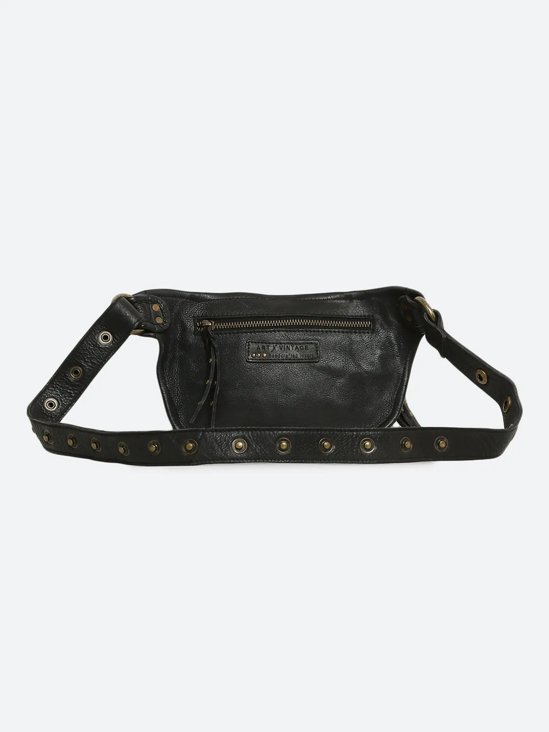 Road Master: Dual Color Biker Belt Waist Bag