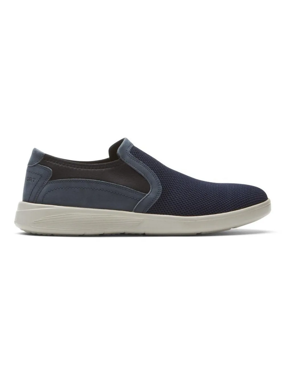 Rockport Men's Caldwell Twin Gore Slip-On Navy Mesh Leather CI3169