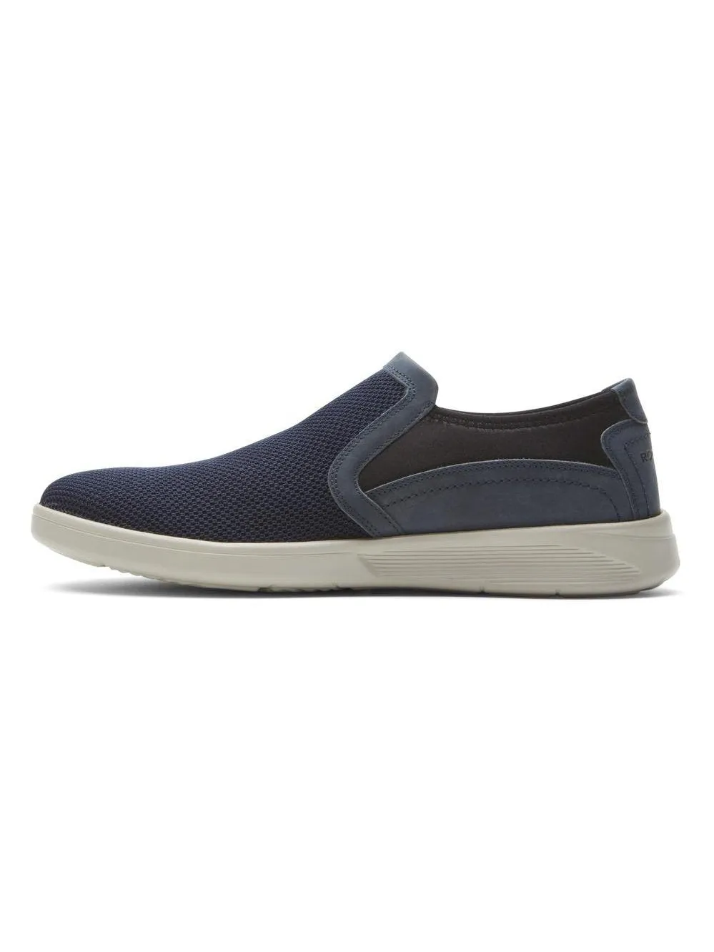 Rockport Men's Caldwell Twin Gore Slip-On Navy Mesh Leather CI3169