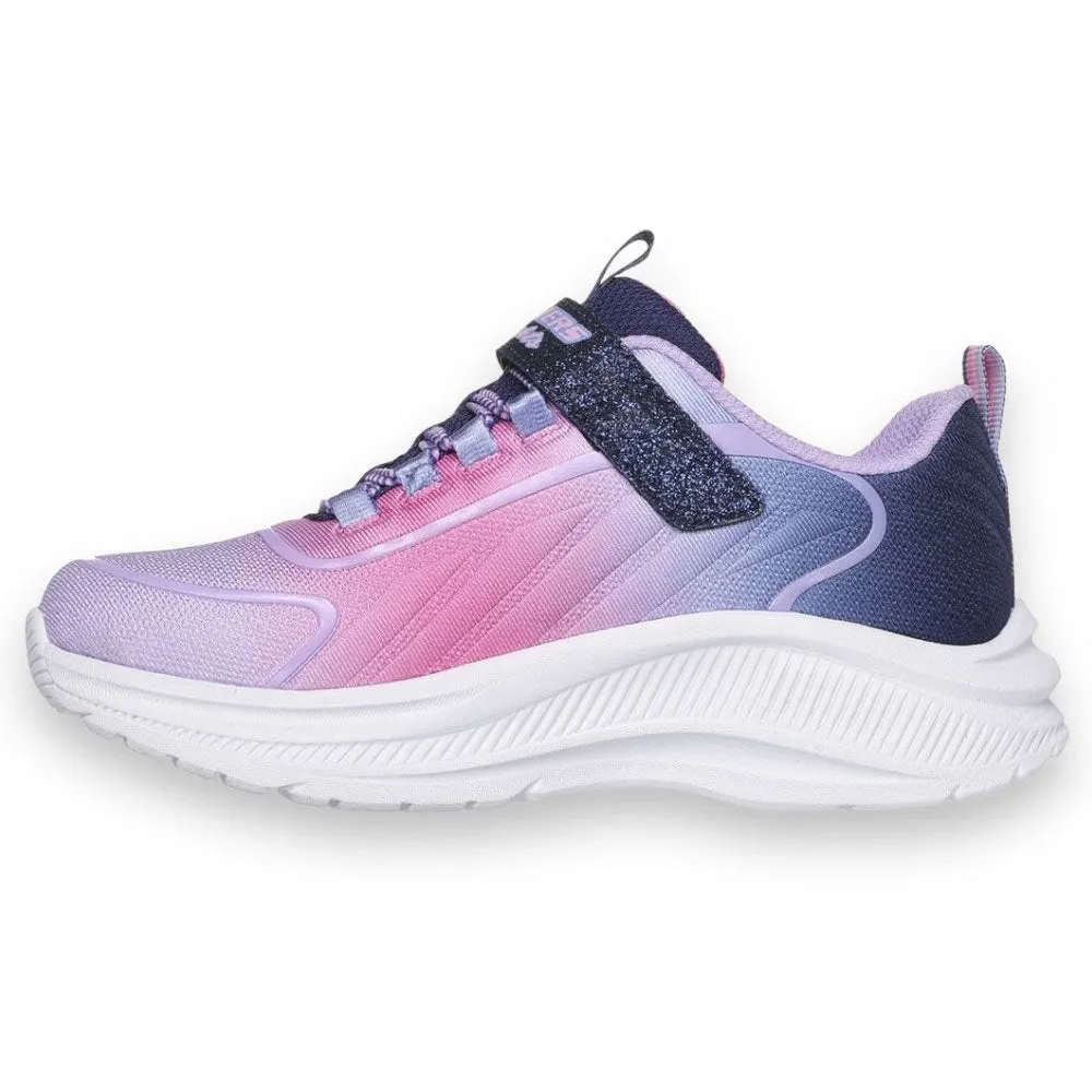 Skechers Girls Rainbow Cruisers Navy