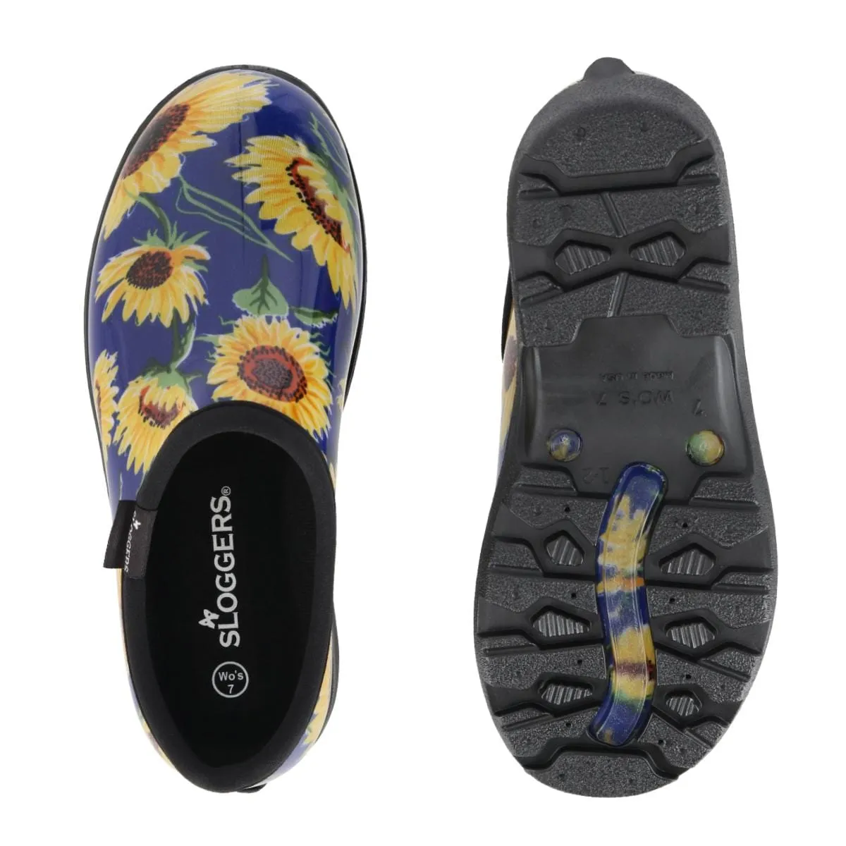 Sloggers Women's Sunflower Print Rain and Garden Shoes