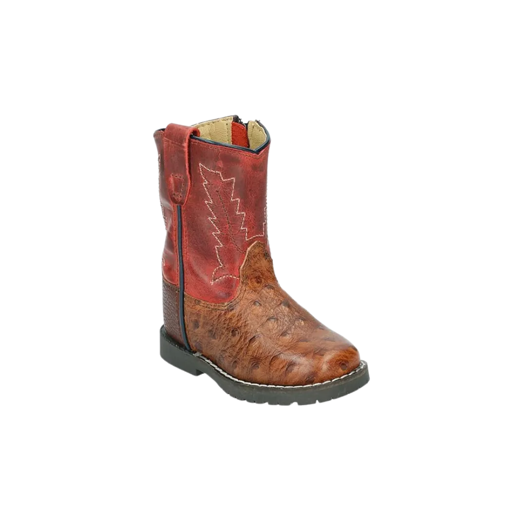 Smoky Mountain Kid's Boots Autry Western Cognac/red Boots