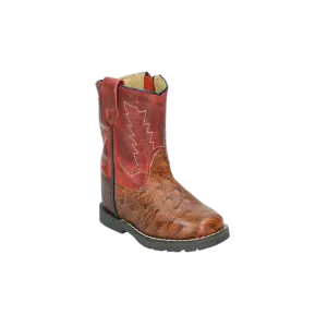 Smoky Mountain Kid's Boots Autry Western Cognac/red Boots