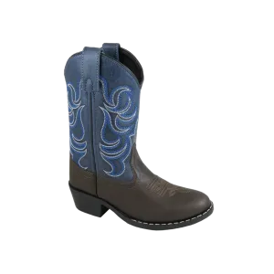 Smoky Mountain Toddler Monterey Brown/Navy Man Made Cowboy Boots