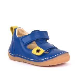 Strap Kid's Leather Sandal - Blue Electric