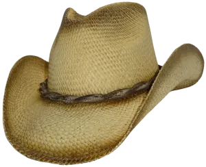 Straw Cowboy Hat TWISTED ROPE by Austin